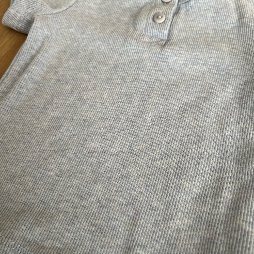 H&M Blue Ribber Infant Shirt - Picture 2 of 2